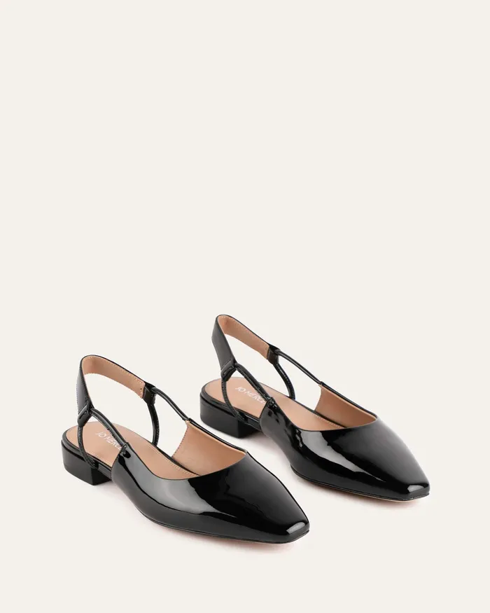 jomercer Larissa dress flats black patent Women DRESS jomercer Larissa dress flats black patent Women DRESS