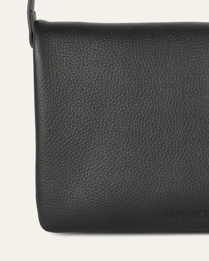 jomercer Luisa crossbody bag black leather Women CROSS BODY BAGS jomercer Luisa crossbody bag black leather Women CROSS BODY BAGS