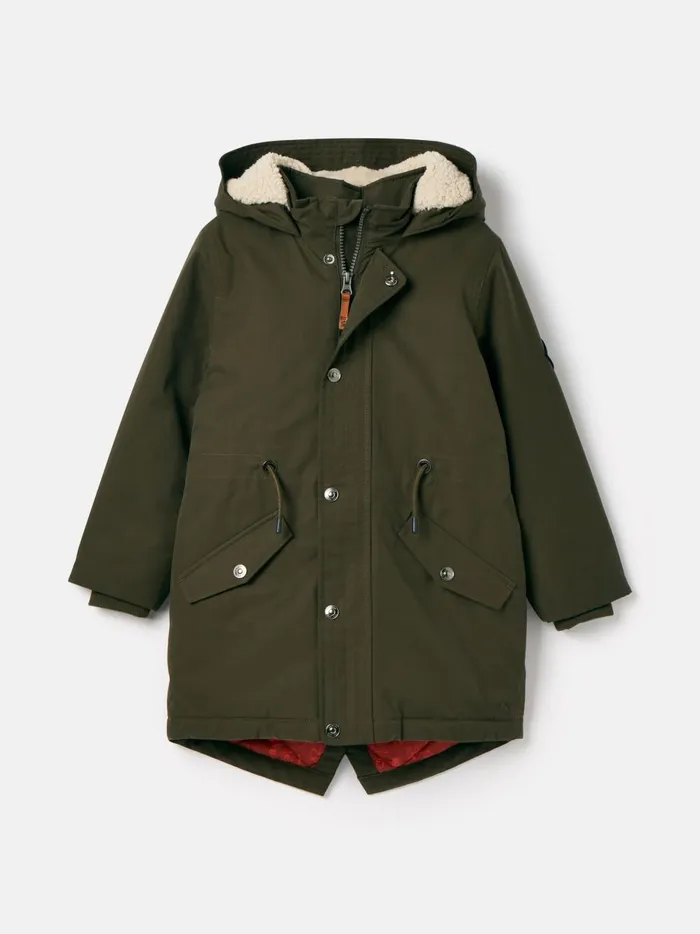 Joules Coats and Jackets Boys Green Waterproof Raincoat