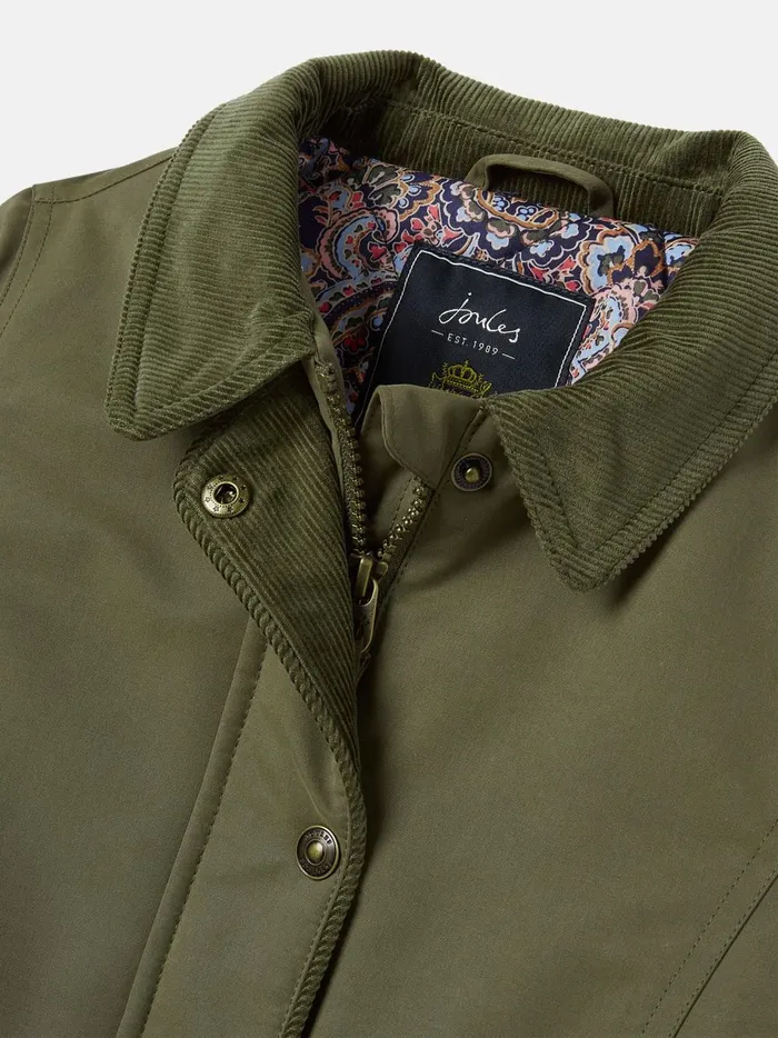 Joules Coats and Jackets Girls Green Quilted Coat