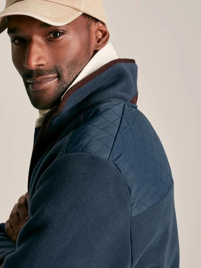 Joules Coats and Jackets Men Navy Full Zip Fleece Jacket