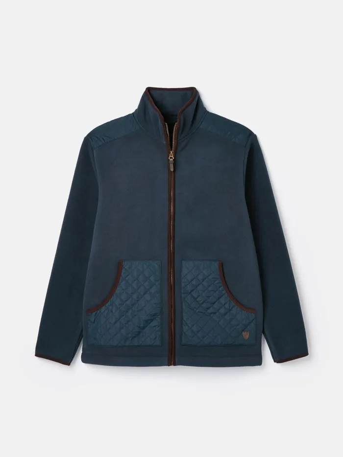 Joules Coats and Jackets Men Navy Full Zip Fleece Jacket