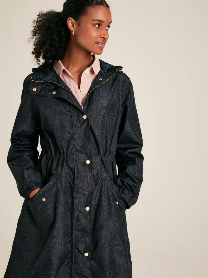 Joules Coats and Jackets Women Navy Waterproof Packable Raincoat