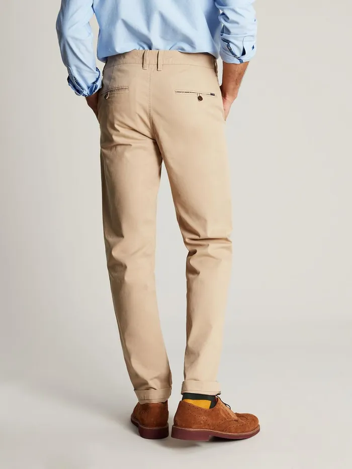 Joules Trousers Men Beige Slim Fit Chinos