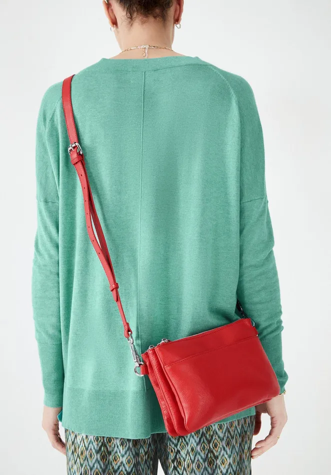 Jumpers and Cardigans Women Hush Bonnie VNeck Relaxed Jumper Soft Sage Green