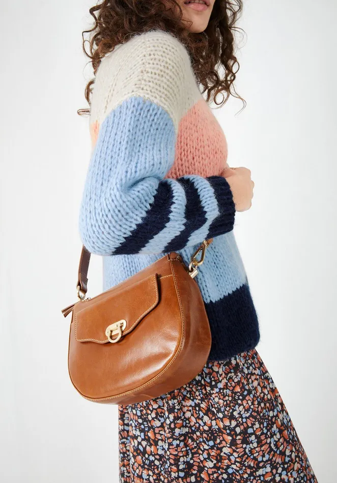 Jumpers and Cardigans Women Hush Hayle Colourblock Jumper Blueecru Multi