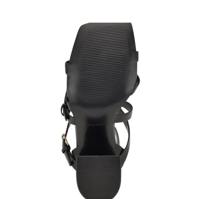 Karrly Ankle Strap Heeled Sandals Black Women Nine West Heels Karrly Ankle Strap Heeled Sandals Black Women Nine West Heels