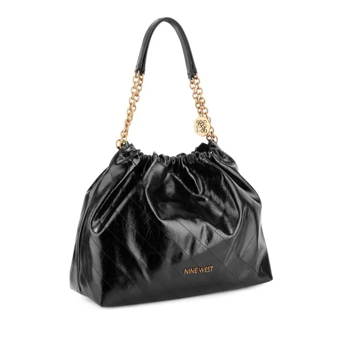 Karter Hobo Black Women Nine West Satchels and Shoulder Bags Karter Hobo Black Women Nine West Satchels and Shoulder Bags