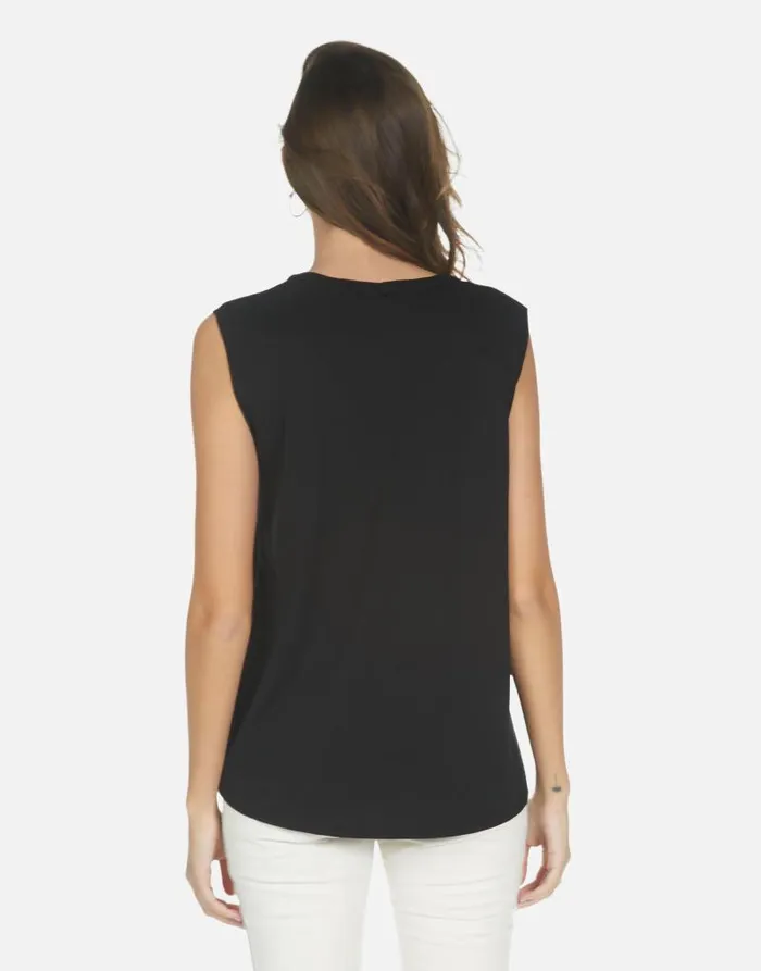 Kel Moshi Eagle Black Women Lauren Moshi Tanks