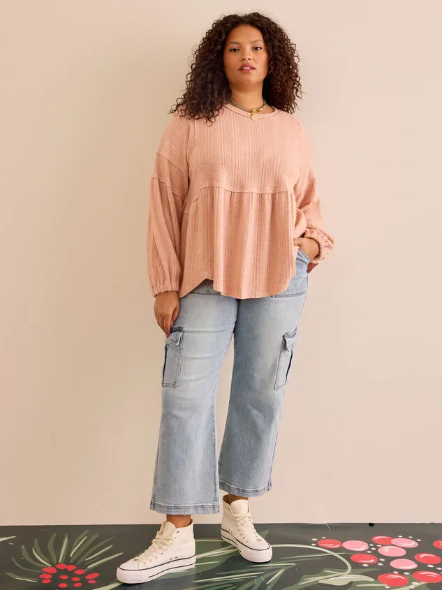 Kenzie Cargo Jean Lightwash Women Altar039d State Bottoms