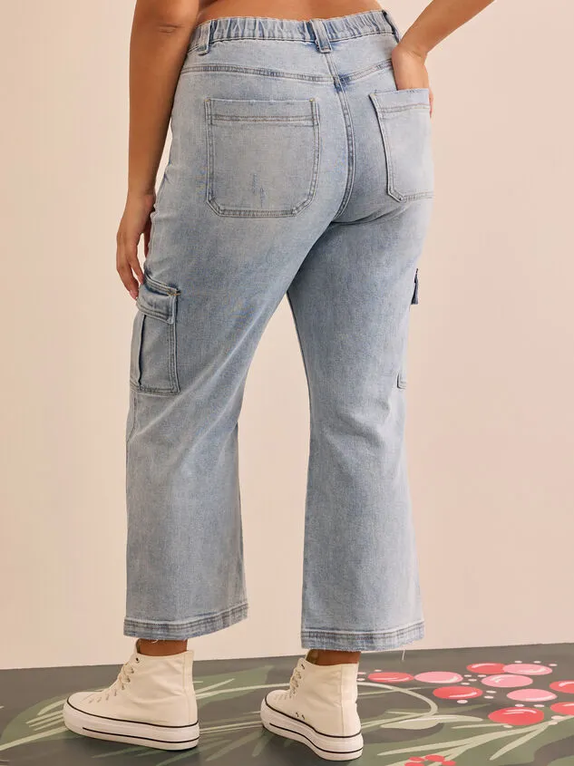 Kenzie Cargo Jean Lightwash Women Altar039d State Bottoms Kenzie Cargo Jean Lightwash Women Altar039d State Bottoms
