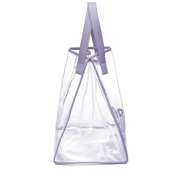 Kids Bags Woman TRANSPARENT SHOPPING BAG Shopping Bag GREY LILLA Superga Bags And Backpacks