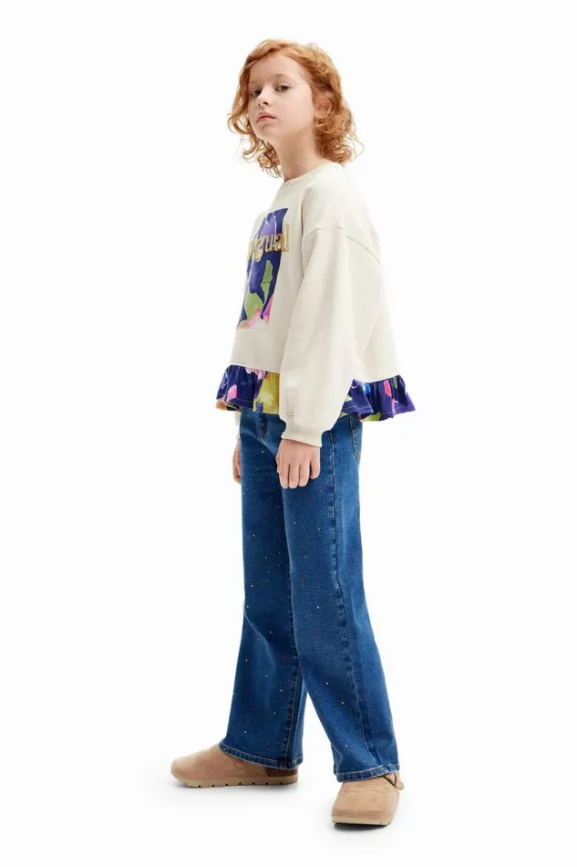 Kids Jumpers And Sweatshirts Desigual Floral Sweatshirt