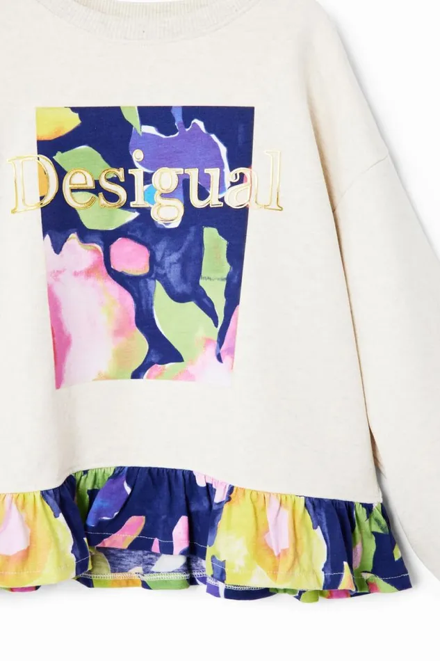 Kids Jumpers And Sweatshirts Desigual Floral Sweatshirt