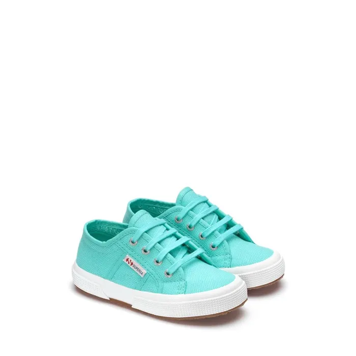 Kids Kid Unisex 2750JCOT CLASSIC Sneaker AZURE TURQUOISE Superga Children