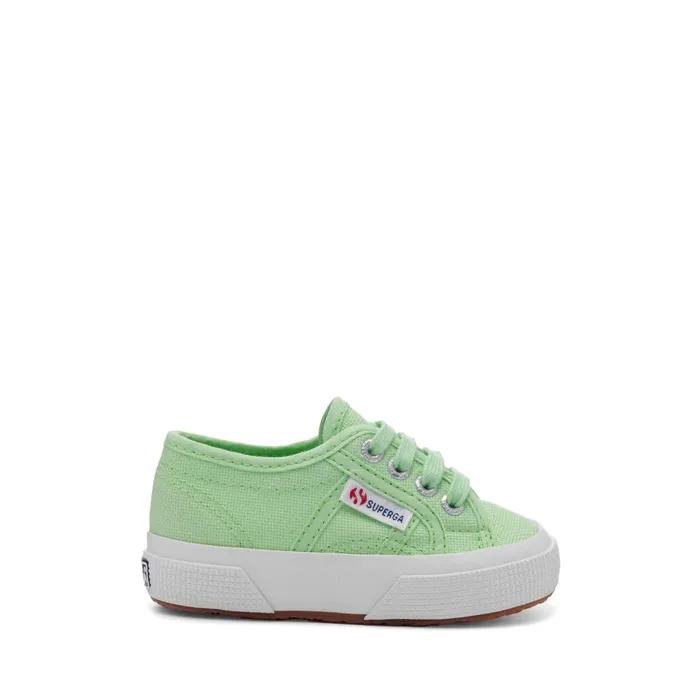 Kids Kid Unisex 2750JCOT CLASSIC Sneaker GREEN LTFAVORIO Superga Low Cut