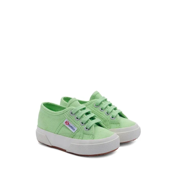 Kids Kid Unisex 2750JCOT CLASSIC Sneaker GREEN LTFAVORIO Superga Low Cut