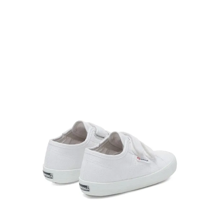Kids Kid Unisex 2750 KIDS STRAPS EASYLITE Sneaker WHITE Superga Low Cut