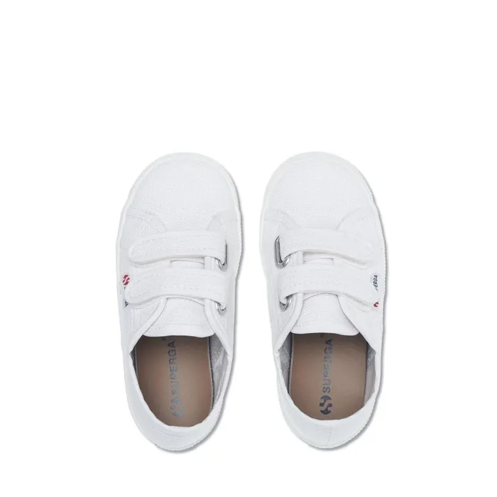 Kids Kid Unisex 2750 KIDS STRAPS EASYLITE Sneaker WHITE Superga Low Cut