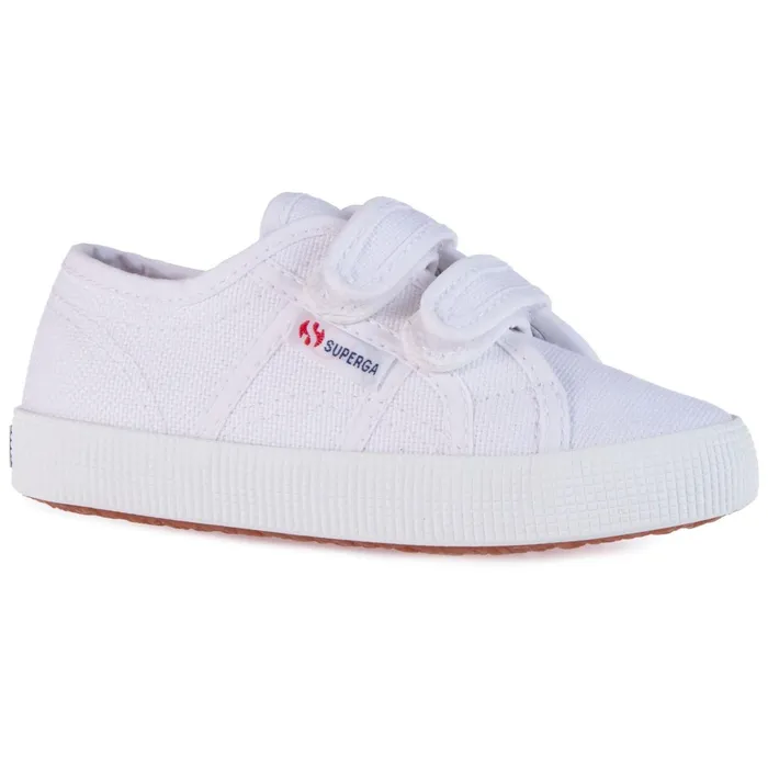 Kids Kid Unisex 2750 KIDS STRAPS EASYLITE Sneaker WHITE Superga Low Cut