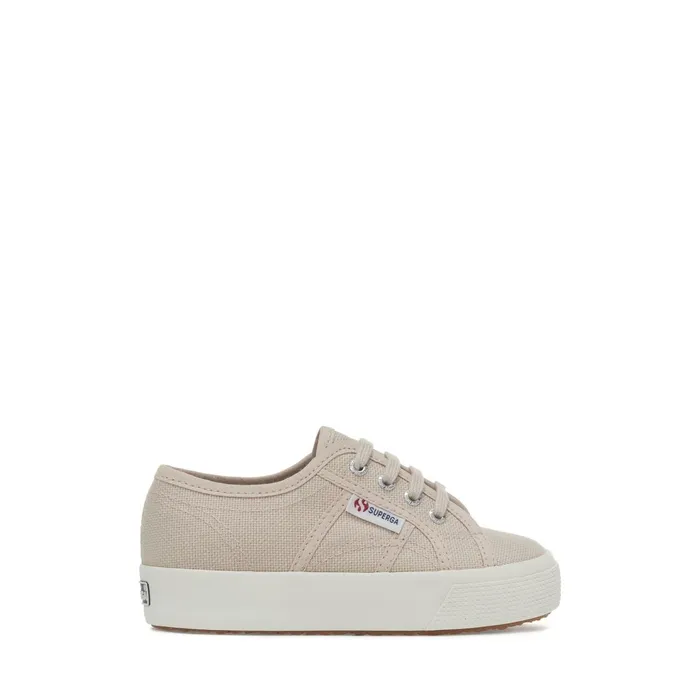 Kids Lady Shoes Girl 2730 KIDS Wedge PINK SKINF AVORIO Superga Platform