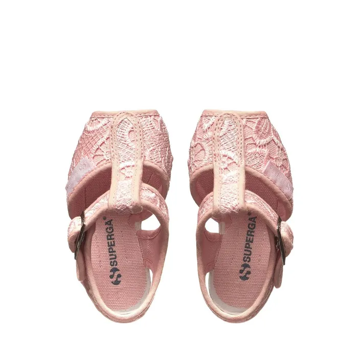 Kids Sandals Girl 1200macramej Sandal PINK BLUSHFAVORIO Superga Newborns