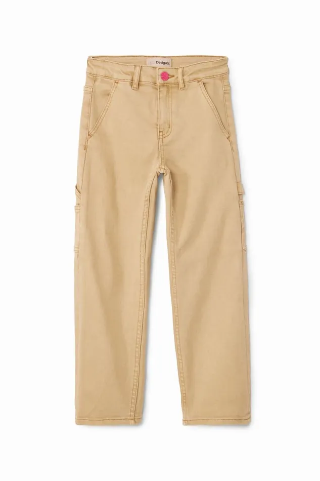 Kids Skirts And Trousers Desigual Straight Denim Pants