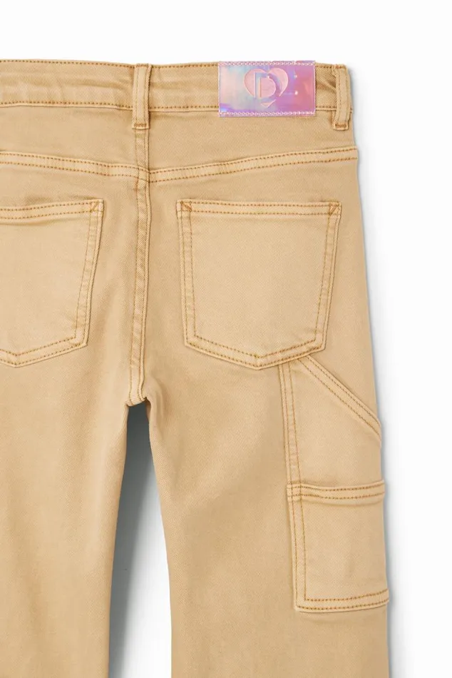 Kids Skirts And Trousers Desigual Straight Denim Pants