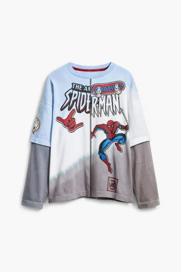 Kids Tshirts And Shirts Desigual Spiderman Combined Tshirt