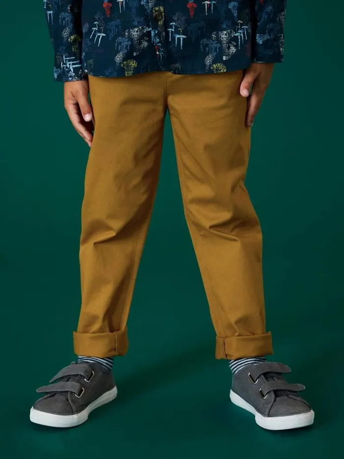 Kids TROUSERS and SHORTS White Stuff Cole Chino Trouser Dark Natural