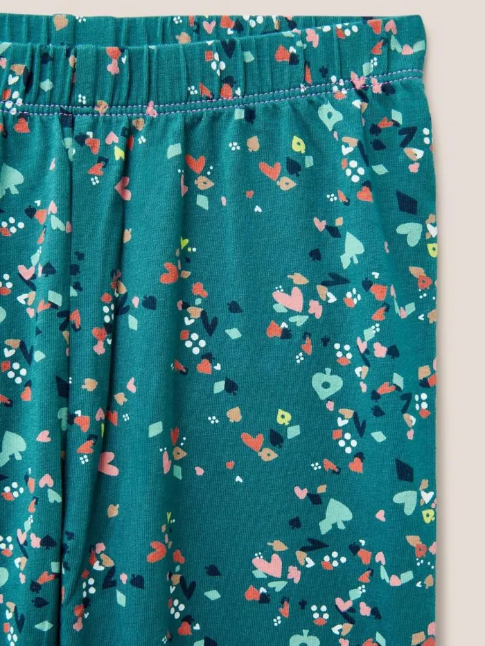 Kids TROUSERS and SHORTS White Stuff Dotty Printed Legging Teal Print