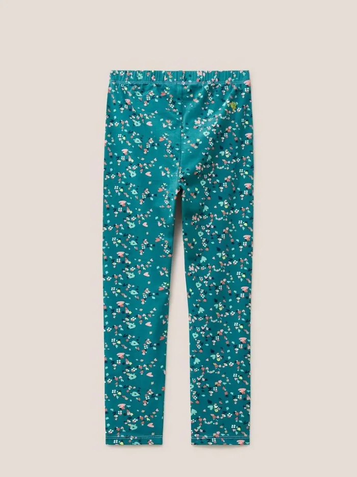 Kids TROUSERS and SHORTS White Stuff Dotty Printed Legging Teal Print Kids TROUSERS and SHORTS White Stuff Dotty Printed Legging Teal Print