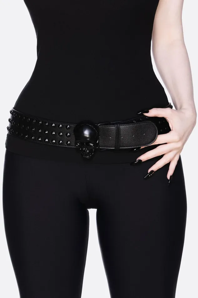Killstar Accessories Men Bad Bones Belt