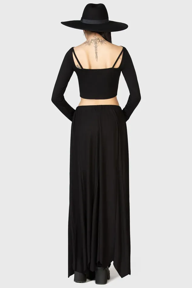 Killstar Basics Women Celestial Night Crop Top