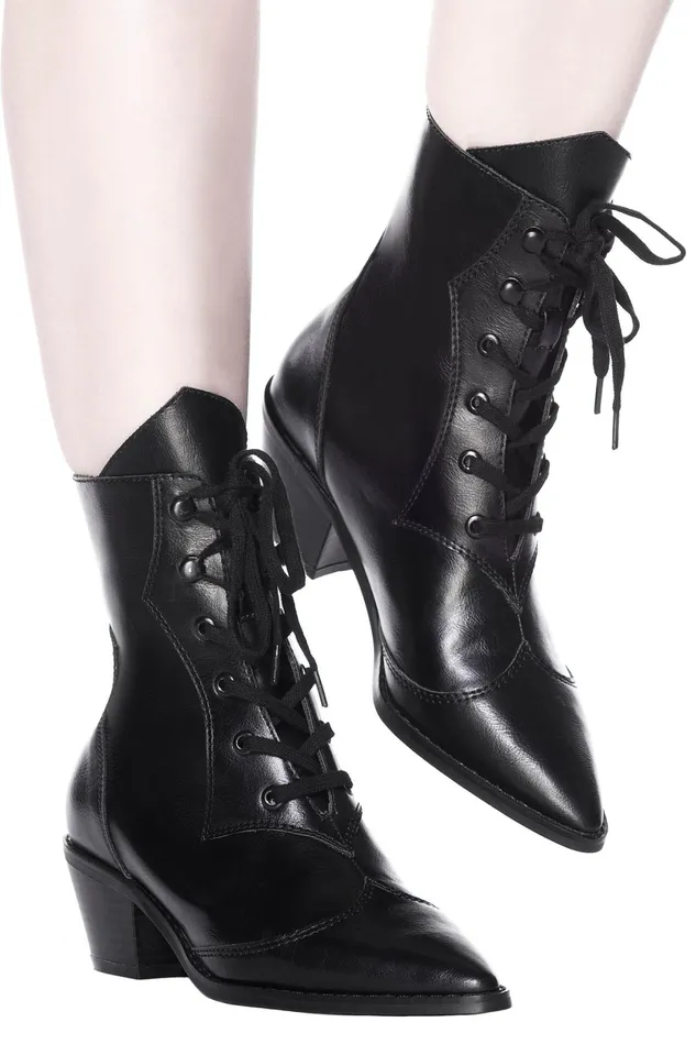 Killstar Boots Women Raven PointedToe Bootie