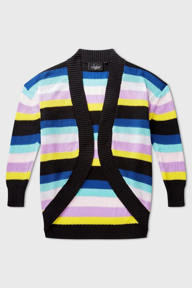 Killstar Cardigans Women Neon Rainbow Cardigan