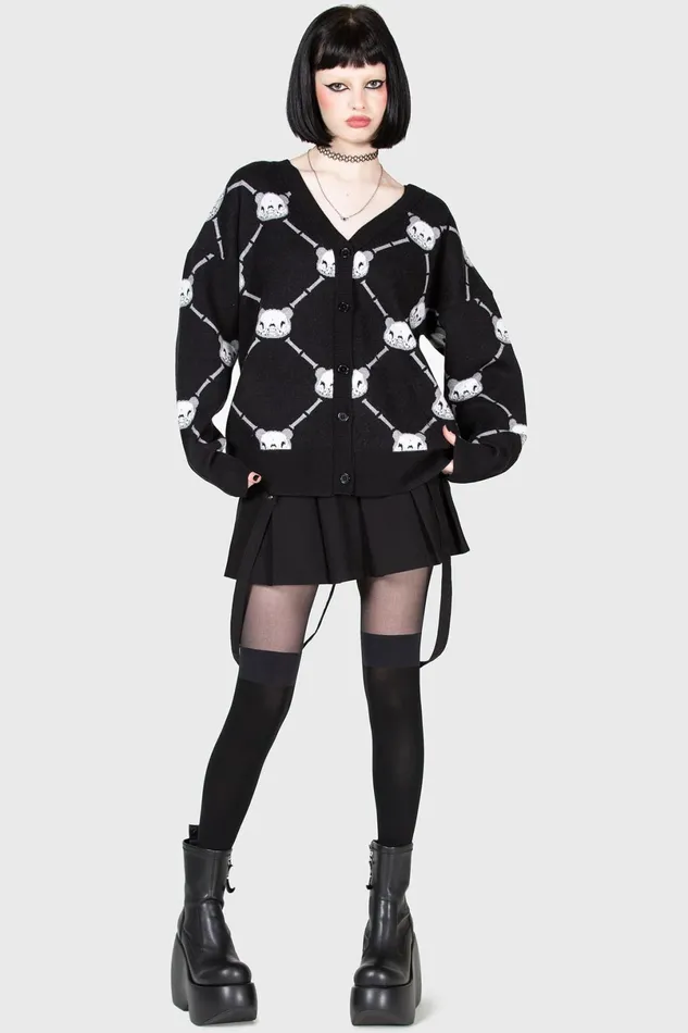 Killstar Chill Out Women Bone To Pick Cardigan