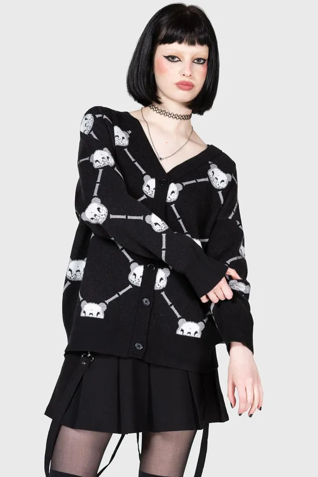 Killstar Chill Out Women Bone To Pick Cardigan