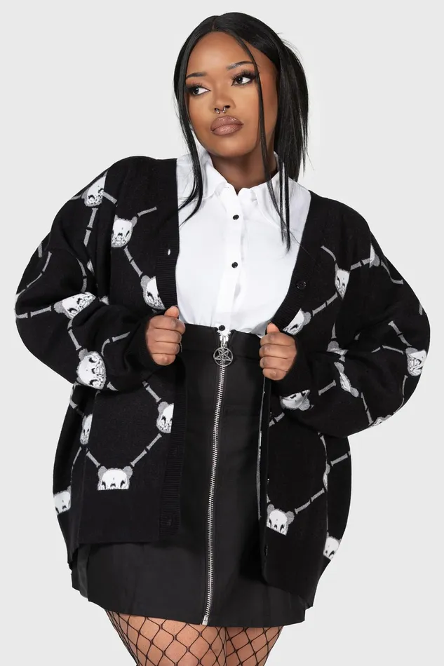 Killstar Chill Out Women Bone To Pick Cardigan
