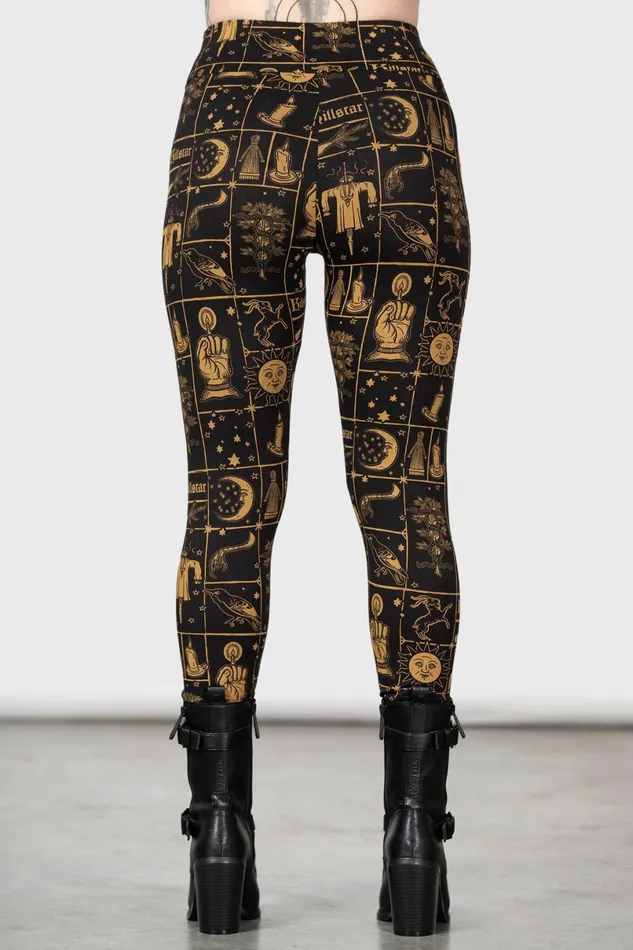 Killstar Chill Out Women Folk Horror Leggings