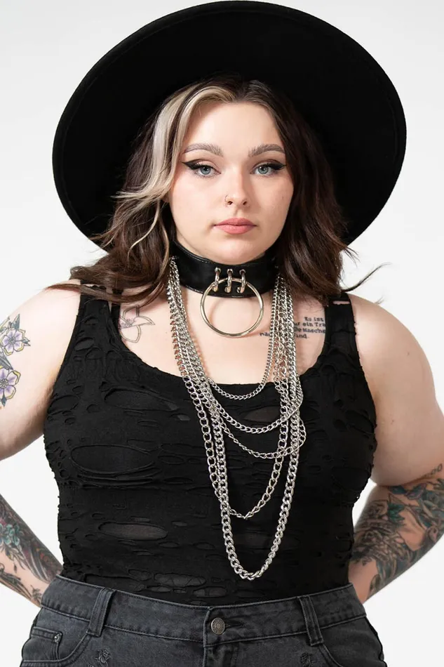 Killstar Chokers Women Deeply Destroyed Choker
