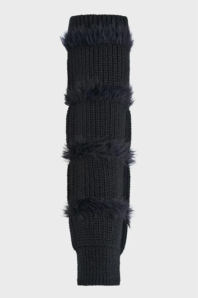 Killstar Gloves and Scarves Women Striped Night Arm Warmers