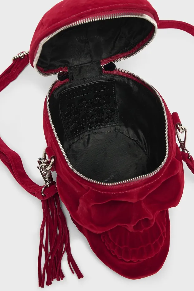 Killstar Handbags Women Grave Digger Skull Handbag BLOOD