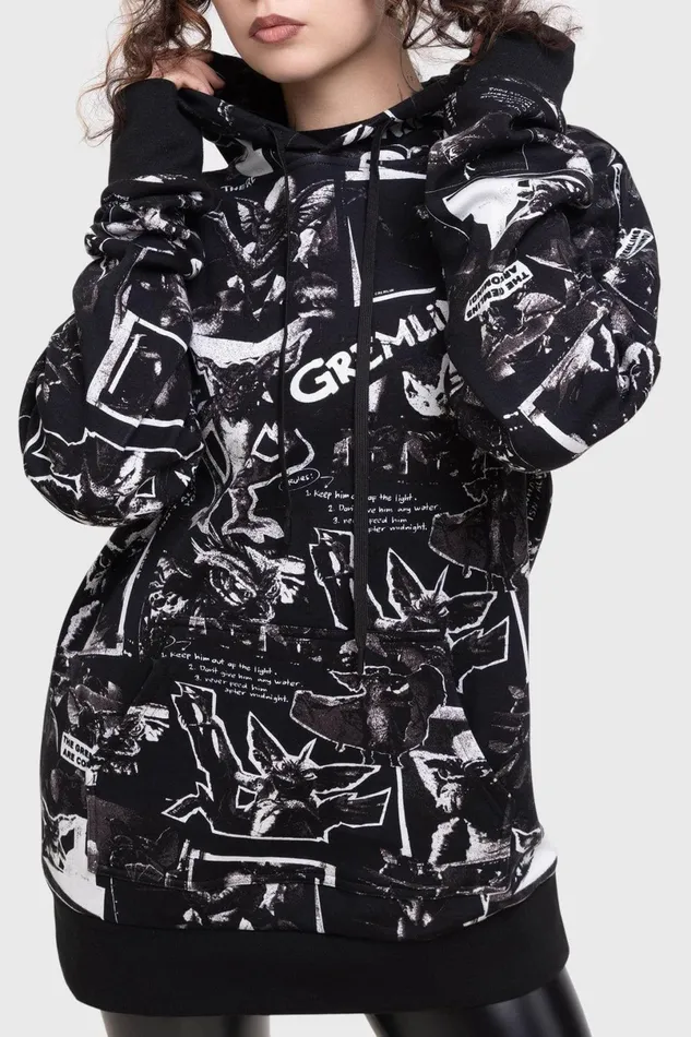 Killstar Hoodies Women The Gremlins Are Coming Hoodie