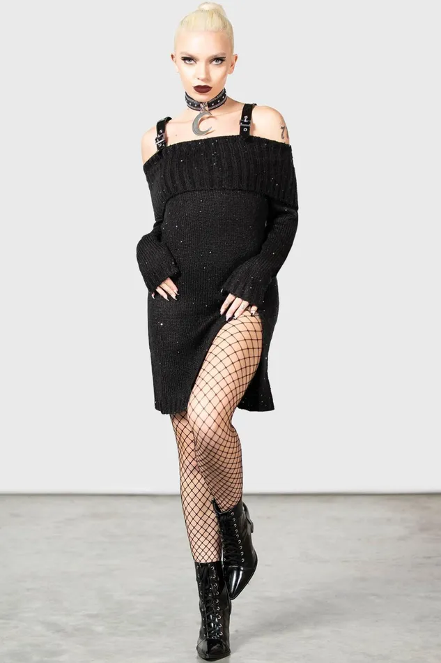 Killstar Knitted Women Achylsa Dress