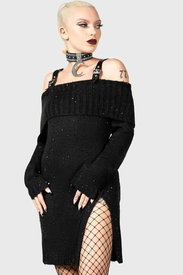 Killstar Knitted Women Achylsa Dress