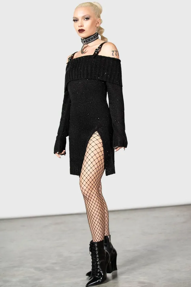 Killstar Knitted Women Achylsa Dress