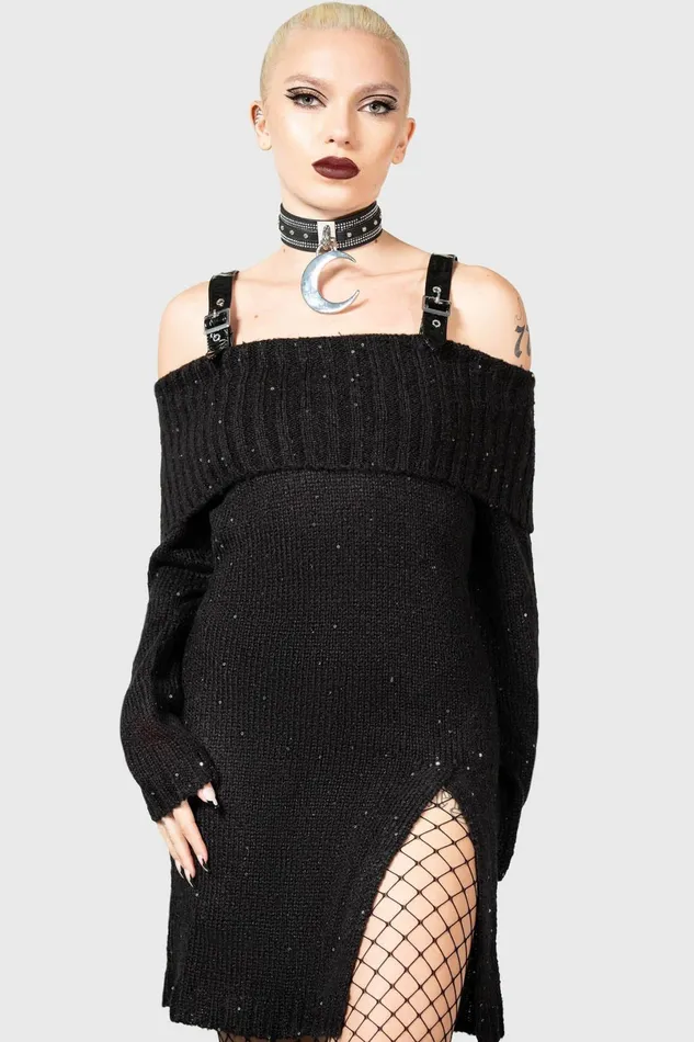 Killstar Knitted Women Achylsa Dress