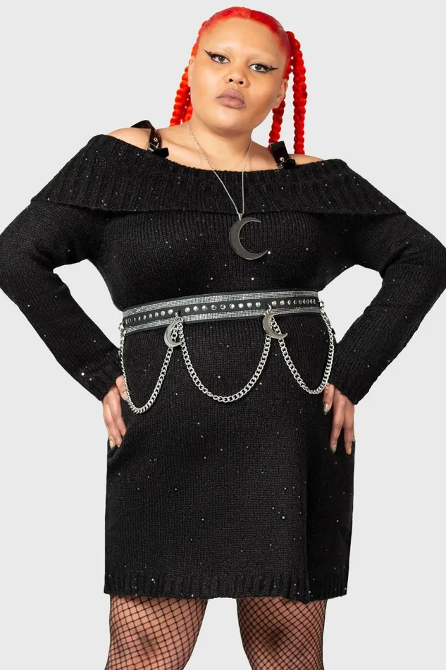 Killstar Knitted Women Achylsa Dress