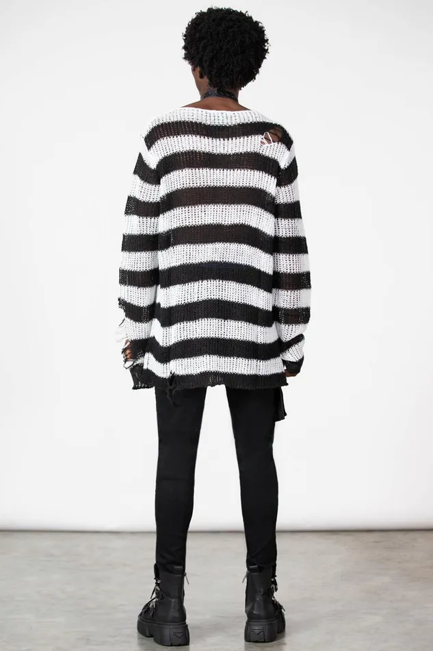 Killstar Knitwear Men Emo Knit Sweater